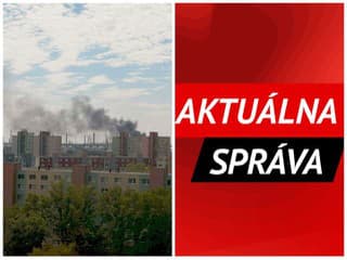 MIMORIADNE Výbuch v areáli Slovnaftu: Z miesta stúpa hustý čierny dym!