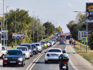 Dopravný kolaps v Bratislave: Pre festival sa tvoria veľké kolóny zo všetkých smerov