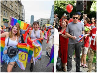 Ulice Bratislavy zaplnia tisíce ľudí: Mesto ovládne Dúhový Pride a pochod Hrdí na rodinu! Rátajte s obmedzeniami