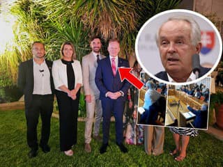 ROZLÚČKA veľvyslanca na Cypre: Vystrieda ho Radačovský, ktorý si vyzliekol sako a posielal poslanca VON oknom!