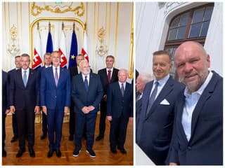 Veľká stretávka predsedov NR SR na hrade: Kollár so Sulíkom vysmiatí bok po boku, už čoskoro môžu opäť spojiť sily!