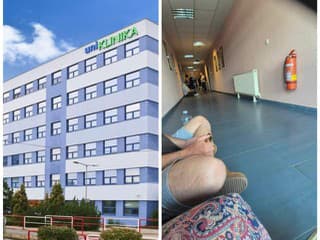 Pacienti v Prievidzi museli sedieť na zemi, miesta na sedenie chýbali! Klinika tvrdí, že ďalšie sa pridať nemôžu