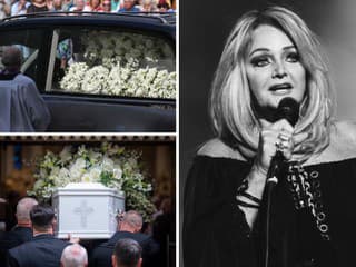 Posledné zbohom Bonnie Tyler (†75): Stovky fanúšikov, biela rakva a hŕba kvetov