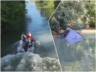 Vážna nehoda v hlavnom meste: Auto s vodičom sa zrútilo do Malého Dunaja! Z vody ho vyťahovali hasiči