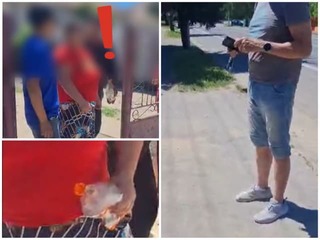 DRÁMA počas kontroly úradníkov: VIDEO Inšpektorku obliali obyvatelia neznámou tekutinou, ďalšieho opľuli!