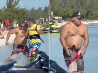 Mrazivý incident na známej pláži: Policajt mimo služby namieril na muža zbraň, zachránil ho nečakaný skrat!
