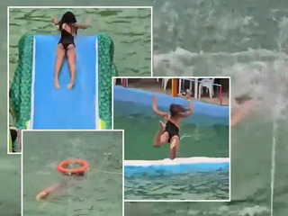 HRÔZA na tobogane: Ženu VYMRŠTILO z dráhy! Po náraze ostala pod hladinou BEZVLÁDNE ležať