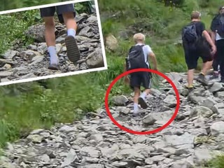 VIDEO z Tatier zachytilo šokujúcu scénu: Chlapec vyrazil na túru obutý iba v šľapkách! Zhrozené reakcie ľudí
