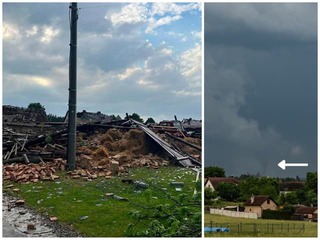 TORNÁDA za našimi hranicami: FOTO V Poľsku bralo strechy a ničilo domy! Podozrenie aj v Česku