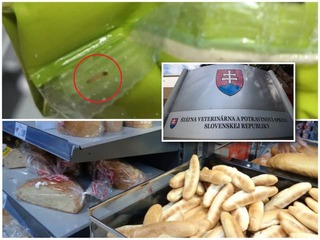 Sklo v pekárenskom výrobku, červ v obale a nepovolená látka! Otrasné ZISTENIA inšpekcie počas kontrol obchodov