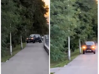 VIDEO Jeden šok striedal druhý! Žena si to šinula Nitrou na aute po chodníku: To pravé orechové však ešte len prišlo
