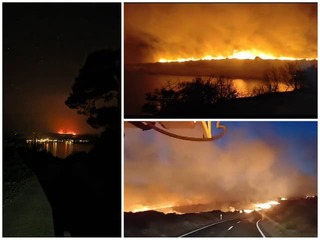 Chorvátske INFERNO pokračuje: VIDEO Na ďalšom mieste vypukol veľký požiar, OHROZUJE domy a dovolenkárov!