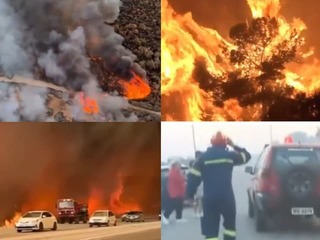 EURÓPA V PLAMEŇOCH Požiare v Grécku sa vymykajú kontrole, traja mŕtvi hasiči a tisíce evakuovaných dovolenkárov