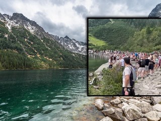 Hlava na hlave: Šialené VIDEO z Tatier, davy ľudí úplne zahltili obľúbené pleso... Ako na prvomájovom sprievode!