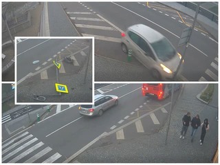 Drsné VIDEO z námestia: Opitý vodič takmer zmietol chodcov na zastávke, potom napálil do autobusu!