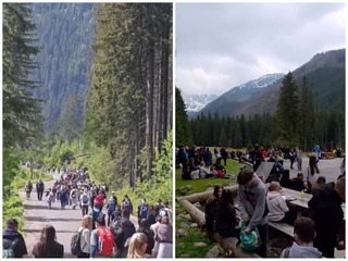 Turistická DIAĽNICA v Tatrách? Populárne miesta praskajú vo švíkoch: Šialené VIDEÁ davov ľudí!