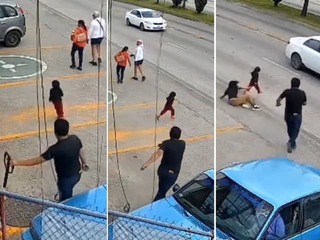 Desivé VIDEO: Malé dievčatko sa rozbehlo priamo pod auto! Záchrana prišla v poslednej chvíli
