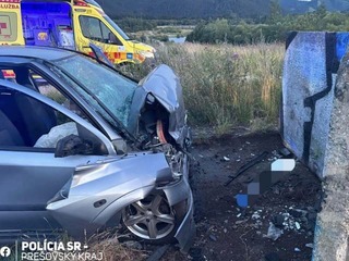 TRAGICKÁ nehoda na východe Slovenska: Vodič (†41) narazil do betónových panelov, na mieste zomrel!