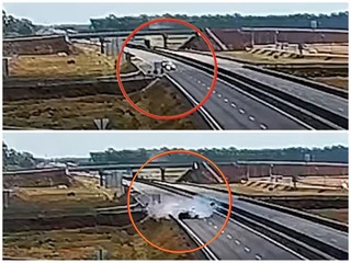 HROZIVÁ nehoda na rýchlostnej ceste: Vodič bez brzdenia narazil do auta pred sebou, VIDEO BRUTÁLNEJ zrážky!