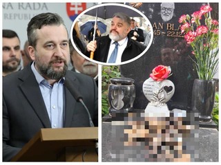 Šokovaný Blaha pri hrobe svojho otca: Na hrobe našiel nechutný ODKAZ, vinníkov už pomenoval, reaguje aj Chmelár!