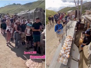 Čisté šialenstvo v horách: Turisti sú pre trend zo sociálnych sietí ako pobláznení! FOTO V radoch čakajú hodiny
