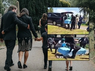 HOROR na pohrebe: VIDEO Počas prenášania rakvy vypadlo telo zosnulého na trávnik... Nasledovala panika a šok!
