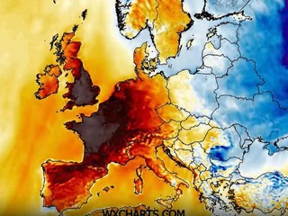 Európa sa rozdelí na dva extrémy: Kým jedna časť bude bojovať s 40 °C, druhú čaká úplne iné počasie!