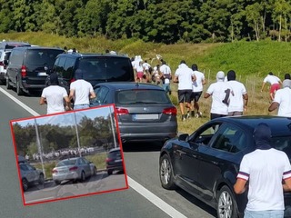 CHAOS na diaľnici v Chorvátsku: Dve skupiny sa mali pobiť, zasahovať musela polícia aj s podporou zo vzduchu!