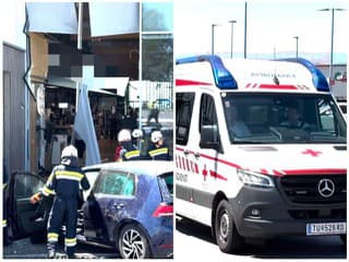 DRÁMA na odpočívadle: Auto vrazilo do fastfoodu plného ľudí!