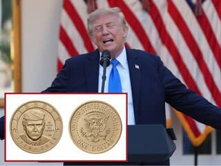 Trump má VLASTNÚ mincu! Stal sa prvým ŽIJÚCIM prezidentom na americkej mene za posledné STOROČIE