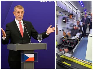 Premiér Babiš skončil krátko po stretnutí V4 v Bratislave NA LÔŽKU v sanitke: V rukách mal záhadnú vec!