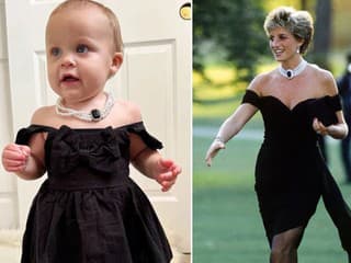 Rodičia obliekajú dcérku ako princeznú Dianu: FOTO Slávne šaty pomsty aj ikonický sveter!