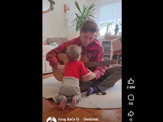 Juraj Bača sa pochválil synom: Aha, čo už skúša! To nie je možné... Je ÚŽASNÝ