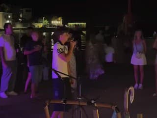 Maroš Baňas spieva v Chorvátsku