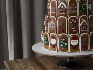 Perníkový vianočný stromček Dominiky Cibulkovej