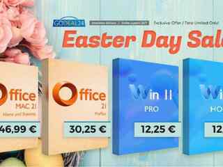 Veľkonočný výpredaj Godeal24 prináša extrémne zľavy: Office 2021 Pro a Windows 11 Pro za zlomok ceny