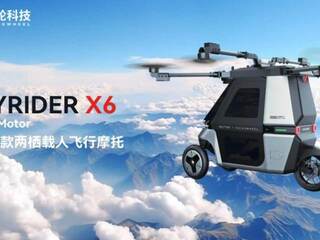 Číňania predstavili lietajúcu motorku Skyrider X6 a rovno spustili jej predobjednávky