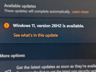 Windows 11 26H2 je vonku. Microsoft ho začal posielať do počítačov: Po aktualizácii si možno nič nové nevšimneš