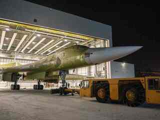 Ruský bombardér Tu-160M si zachoval sovietsku podobu. Podľa výrobcu sa však zmenilo 80 % jeho systémov