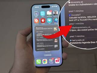 Používatelia iPhonov majú konečne spoľahlivý widget so správami. Funguje lepšie než ten od Google Správ