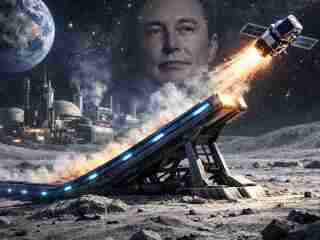 Elon Musk chce z Mesiaca vystreľovať AI satelity obrovským katapultom: Chce tam vybudovať lunárnu továreň aj orbitálne dátové centrum