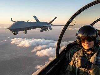 Americké letectvo chce stovky lacných dronov do boja. Northrop Grumman ukázal stroj, ktorý má chrániť F-35 aj F-22