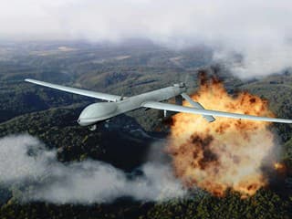 VIDEO: Prúdové Gerany mali ukrajinským interceptorom uletieť. Teraz ich loví pickup s raketami Hellfire