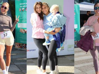 Známe tváre na Tamitos behu: Prišla Tereza Bizíková či tanečnica Katka Jakeš so synom a ďalší