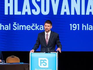 Prejav znovuzvoleného predsedu PS Michala Šimečku na sneme v Trnave