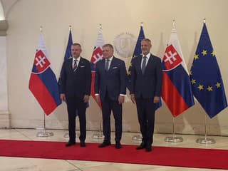 Stretnutie troch najvyšších ústavných činiteľov na Úrade vlády