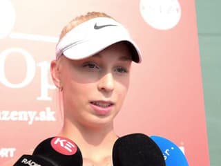 Slovenská tenistka Nina Vargová po prehre vo štvrťfinále turnaja Slovak Open 2026 v Košiciach