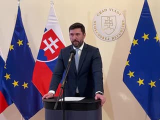 Tlačová konferencia ministra Richarda Takáča z Úradu vlády Slovenskej republiky