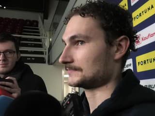 Debutant v bránke Slovenska Patrik Jurčák po úvodnej výhre s Nórskom na Vianočnom Kaufland Cupe