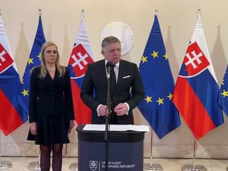 Tlačová konferencia Roberta Fica a Denisy Sakovej z Úradu vlády